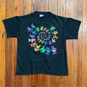 Vintage 90s Brockum Group Grateful Dead 1991 Tour Double Sided tee Large